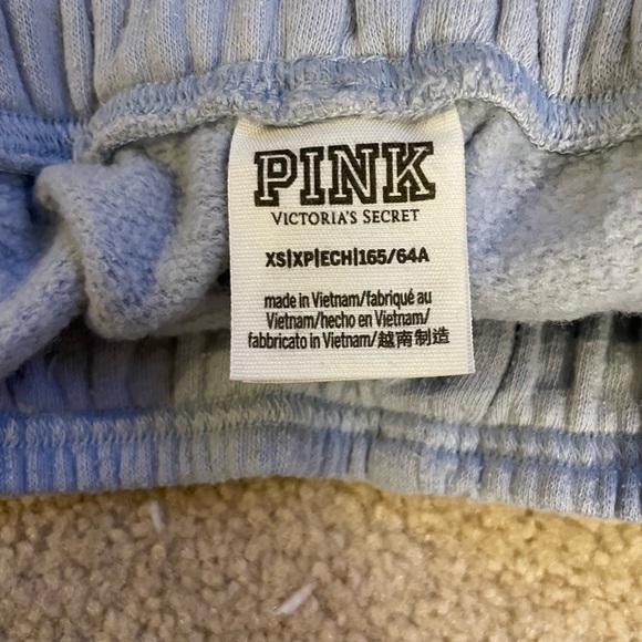 Victoria’s Secret Pink Sweat pants| Size:XS | Light Blue | - Picture 3 of 3